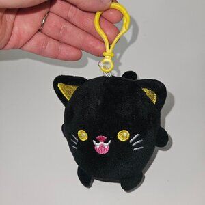 Scentco Backpack Buddies Black Cherry Scented Kitty Cat Plush Plastic Clip